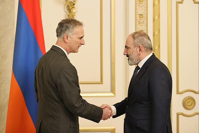 Nikol Pashinyan and Louis Bono touched upon the humanitarian crisis in Nagorno-Karabakh resulted by the blockade of the Lachin corridor