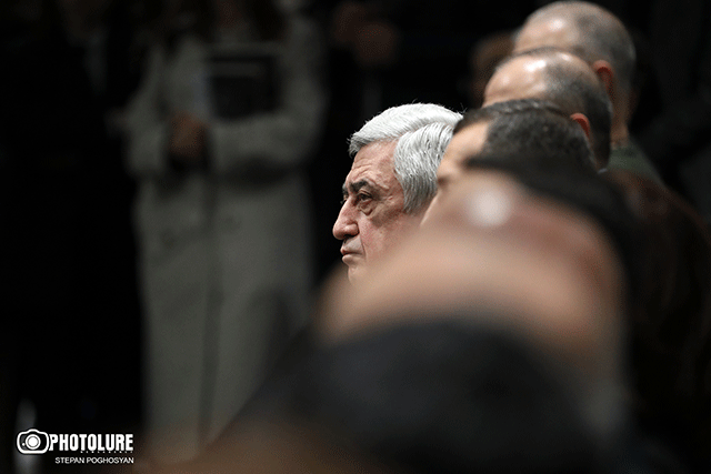 “In their opinion, they are simply trying to save Armenia by sacrificing Artsakh.” Serzh Sargsyan