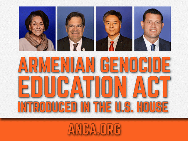 Armenian Genocide Education Act Introduced