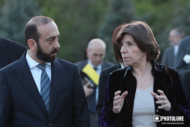 Ararat Mirzoyan and Catherine Colonna visited Armenian Genocide Memorial (Photo series)