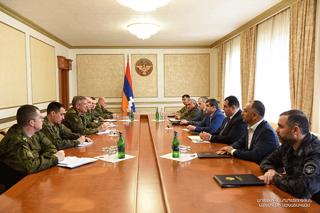 Arayik Harutyunyan conveyed the expectation of the Artsakh authorities from the Russian peacekeeping troops