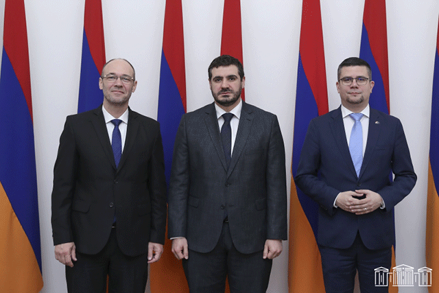 Arman Yeghoyan meets with Croatian colleagues