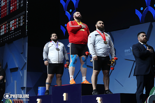 Armenian weightlifters win silver and bronze at European Weightlifting Championships