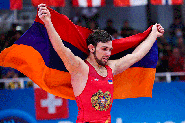 Armenian wrestler Arsen Harutyunyan wins gold at European Championships
