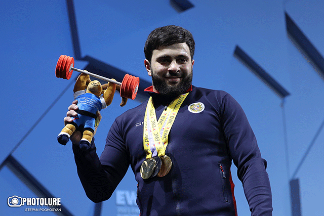 Armenian weightlifter Garik Karapetyan crowned European champion