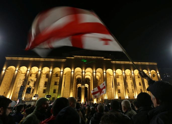 Georgian parliament suspends accreditation of 6 pro-opposition journalists