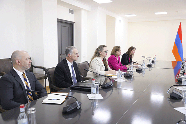 Ararat Mirzoyan met with Erika Olson, the U.S. Assistant Secretary of State, and Louis Bono, the U.S. Co-Chair of the OSCE Minsk Group