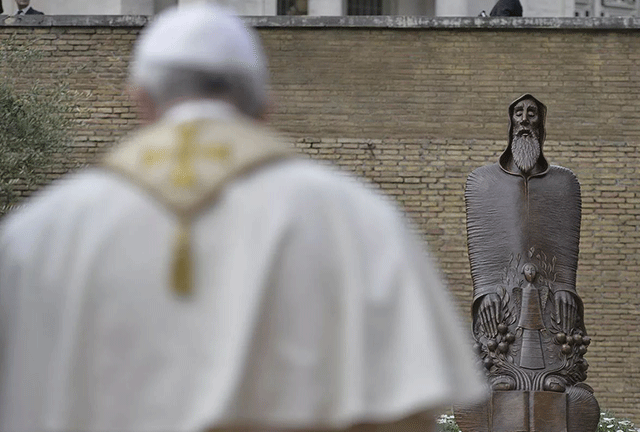 Pope speaks of prayer and Armenian monk St. Gregory of Narek