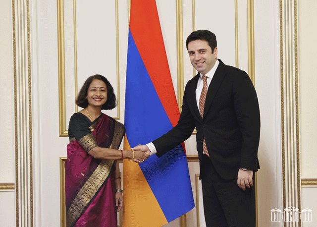Alen Simonyan and Nilakshi Saha Sinha affirmed that the Armenian-Indian relations are more than ever at high level