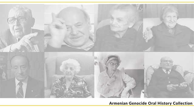 Survivor Testimonies from Zoryan Institute’s Armenian Genocide Oral History Collection Now Accessible at the Zoryan Institute-AUA Center for Oral History