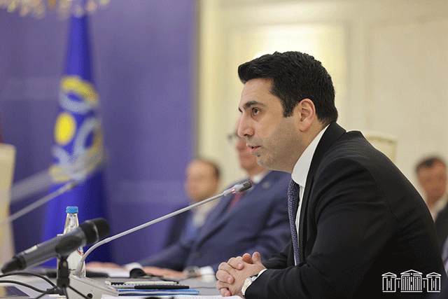 About 150km2 of the sovereign territory of the Republic of Armenia, which is the zone of responsibility of the CSTO was illegally occupied-Alen Simonyan
