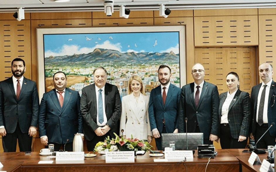Armenian Delegation meets with President of House of Representatives of Cyprus
