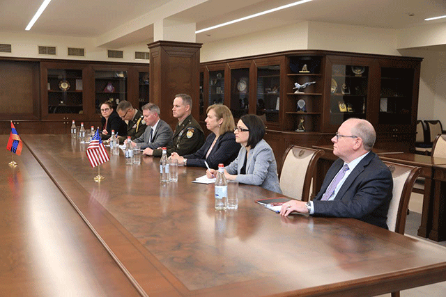 Suren Papikyan received the delegation of the US Department of Defense