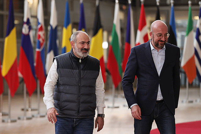 Nikol Pashinyan and Charles Michel exchanged ideas on the military-political and humanitarian situation in the region