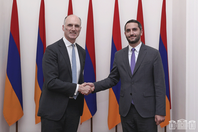 Ruben Rubinyan highlighted the cooperation existing between Armenia and the United Kingdom