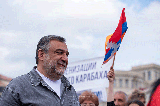 Either you stand in defense of Artsakh, or you are against the entire Armenian people. Ruben Vardanyan