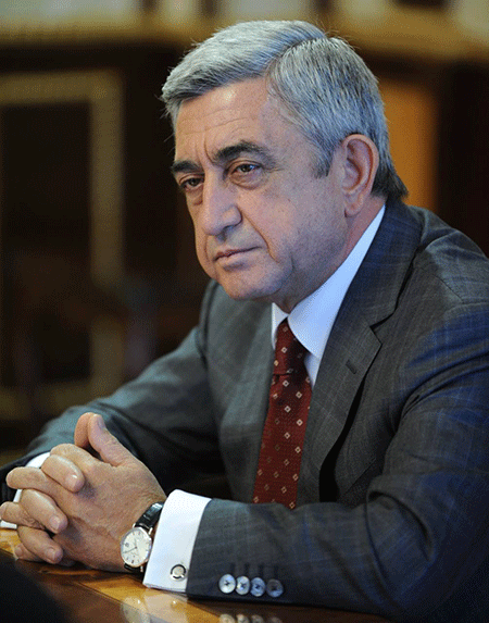 Under these circumstances, it is only struggle that must be glorified-Serzh Sargsyan