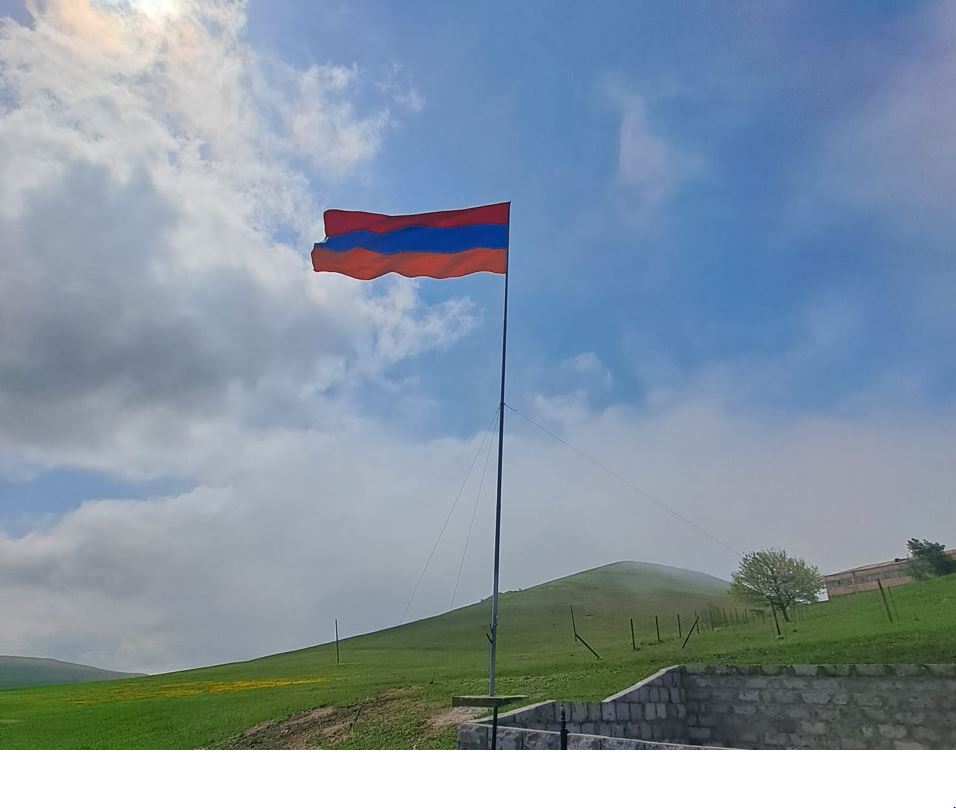 The village of Artsni was the next milestone for placing the Armenian flag in the border villages of the Republic of Armenia