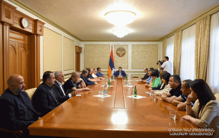 The President of Artsakh received the members of the council of the public movement “Front of Security and Development of Artsakh”