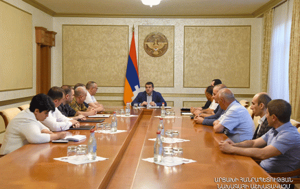 President Araik Harutyunyan held a working meeting