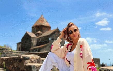 Russian famous TV host and blogger Anfisa Chekhova visited Armenia (Photo series)