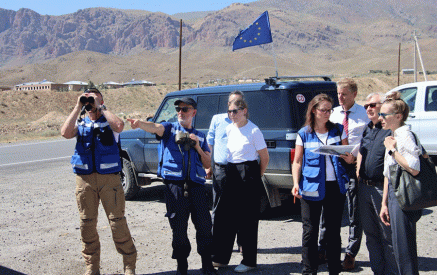 German MEP Merle Spellerberg joins EU Mission in Armenia for patrol to Yeraskh