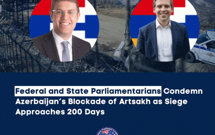 Federal and State Parliamentarians Condemn Azerbaijan’s Blockade of Artsakh as Siege Approaches 200 Days