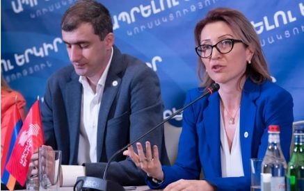 Mane Tandilyan is the candidate for Mayor of Yerevan of the “Aprelu Yerkir” party