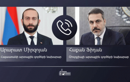 Ararat Mirzoyan and Hakan Fidan have expressed their willingness to continue working towards full normalisation of relations between Armenia and Turkey