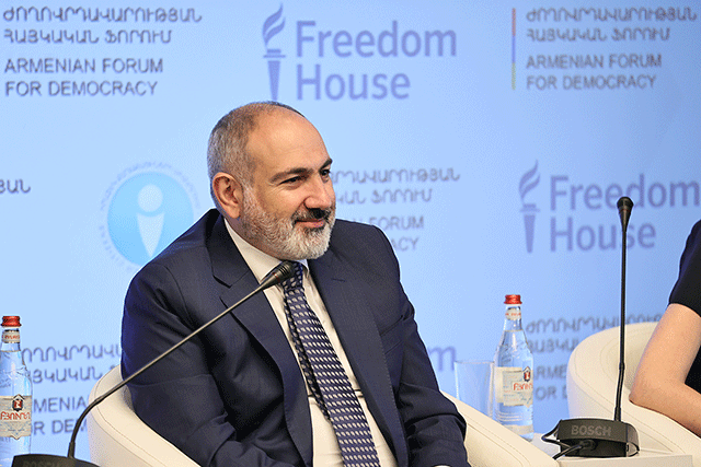“There is no internal threat to democracy in Armenia; all possible threats are external.” Nikol Pashinyan