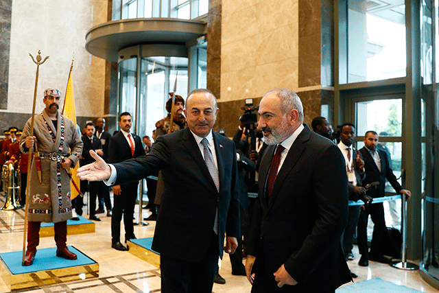 Nikol Pashinyan attends the inauguration ceremony of the President of Turkey