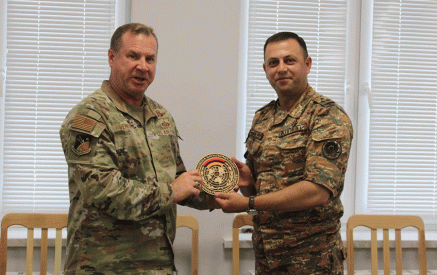 The Adjutant General Michael Venerdi toured the training center and got acquainted with the conditions and the training facilities