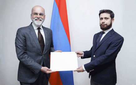 The newly appointed Ambassador of Bahrain handed over the copy of his credentials to the Deputy Foreign Minister of Armenia