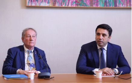 Head of France-Armenia Friendship Group to Alen Simonyan: Despite its political diversity, France is single-minded and unanimous in supporting friendly Armenia