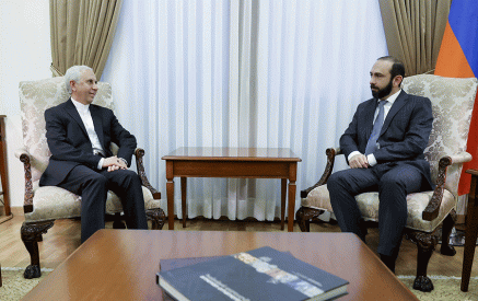 Mirzoyan highly appreciated the Ambassador’s efforts in contributing to deepening of mutual understanding and relations between Armenia and Iran