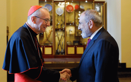 Pietro Parolin. “Very positive change has taken place, that the Vatican has an Apostolic nuncio, the ambassador, in Armenia”