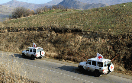 Cars belonging to the ICRC are hardly being searched in any part of the world as thoroughly as they are done at the illegally installed checkpoint of Azerbaijan