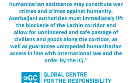 The intentional and unlawful denial of humanitarian assistance may constitute war crimes and crimes against humanity: Statement of the Global Centre for the Responsibility to Protect