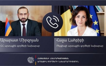 Phone conversation of Foreign Ministers of Armenia and Belgium