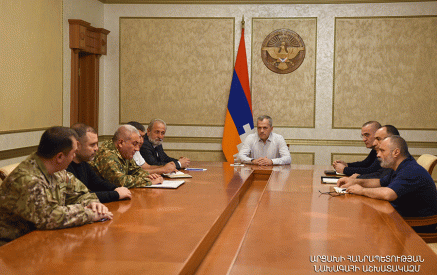 President of the Artsakh Republic Samvel Shahramanyan held a working consultation