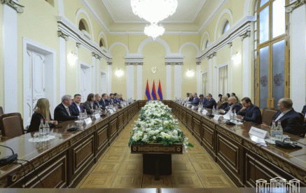 Members of Armenia-Germany Friendship Group Meet with Delegation Led by Chairman of the Committee for Federal and European Affairs, Media and Culture of Landtag Saxony-Anhalt