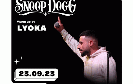 Snoop Dogg’s mega-concert on September 23rd, Lyoka, the Artsakh-born rapper, will raise his voice as the opening act