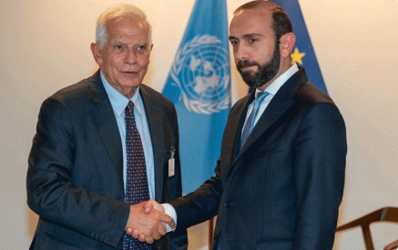 Borrell meets Armenian Foreign Minister Mirzoyan at UN General Assembly