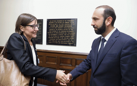 Mirjana Spoljaric Egger and Ararat Mirzoyan discussed the situation in Nagorno-Karabakh