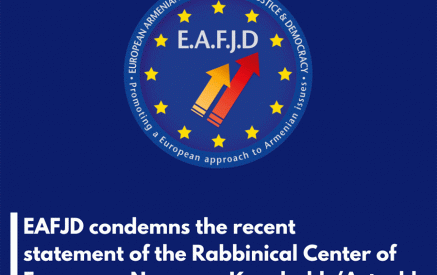 EAFJD condemns the recent statement of Rabbinical Center of Europe on Nagorno-Karabakh