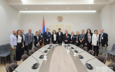 The representatives of the delegation of North Macedonia addressed questions to the parliamentarians of Armenia, which referred to the amount of the annual budget