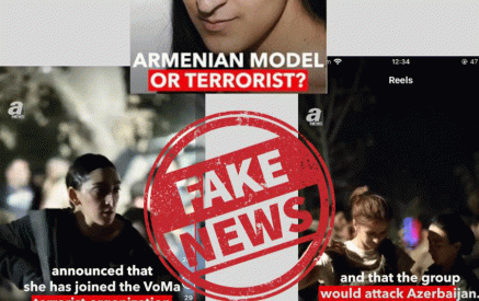 Child-killing Azerbaijan labeled the Armenian model as a terrorist