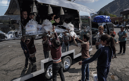 AGBU Organizes On-The-Ground Relief for Armenian Evacuees from Nagorno Karabakh