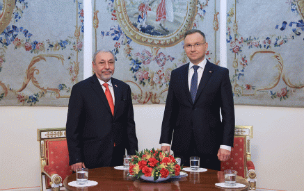 The newly appointed Ambassador of Armenia to Poland, Alexander Arzoumanian, presented his credentials to the President of Poland, Andrzej Duda