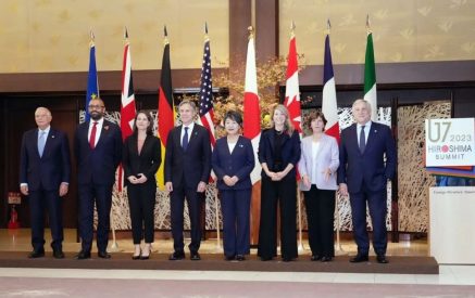 G7 ministers expressed their grave concern over the humanitarian consequences of the displacement of Armenians from Nagorno-Karabakh after the military operation conducted by Azerbaijan